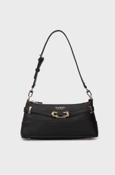 Женская черная сумка SILVYE SHOULDER BAG Черный ONESIZE Guess HWBG9527170