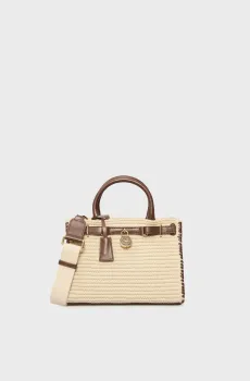 Женская бежевая сумка AMERICAN ICON MINI Бежевый ONESIZE Tommy Hilfiger AW0AW17636