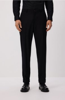 Reserved - Костюмні штани з додаванням віскози - чорний - 452FH-99X
