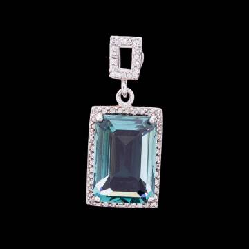 Серебряная подвеска с фианитами 131611 Серебряная подвеска с фианитами 131611