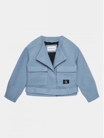 Calvin Klein Jeans Демісезонна куртка IG0IG02334 Голубий Relaxed Fit Calvin Klein Jeans Демісезонна куртка IG0IG02334 Голубий Relaxed Fit