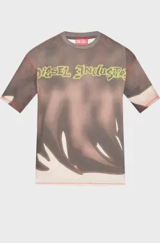 Мужская футболка T-BOXT-SHOW Разноцветный S Diesel A21230 0BKBY