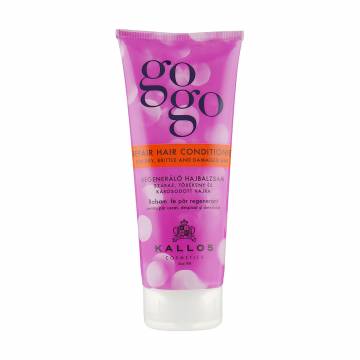 Восстанавливающий кондиционер Kallos Cosmetics Gogo Repair Hair Conditioner для сухих, ломких и поврежденных волос, 200 мл Восстанавливающий кондиционер Kallos Cosmetics Gogo Repair Hair Conditioner для сухих, ломких и поврежденных волос, 200 мл