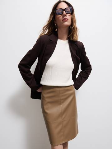 Mohito - Спідниця-олівець - бежевий - 42