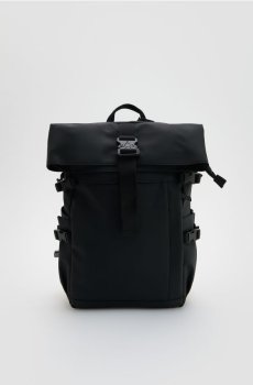 Reserved - Водонепроникний рюкзак із рулонним клапаном - чорний - 873FD-99X