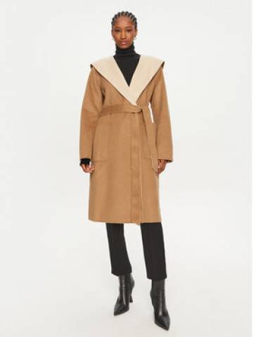 MICHAEL Michael Kors Вовняне пальто 77B6510M22 Бежевий Regular Fit MICHAEL Michael Kors Вовняне пальто 77B6510M22 Бежевий Regular Fit