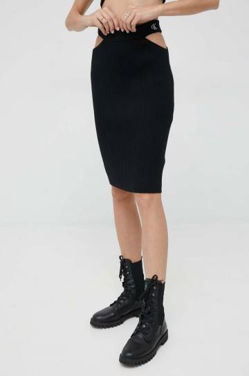 Юбка Calvin Klein Jeans цвет чёрный Юбка Calvin Klein Jeans цвет чёрный