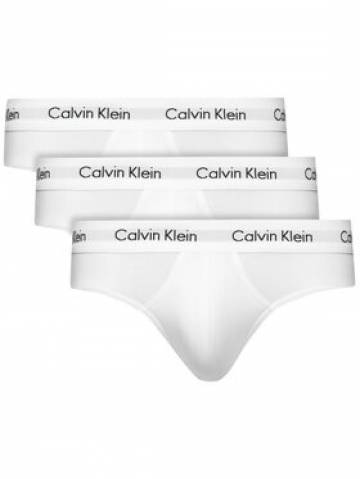Calvin Klein Underwear Набір з 3 пар сліпів 0000U2661G Білий Calvin Klein Underwear Набір з 3 пар сліпів 0000U2661G Білий