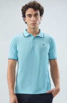 Park Avenue Men Brand Logo Polo Collar Slim Fit T-shirt