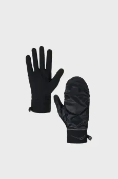 Черные перчатки 2 в 1 HURRICANE CONVERTIBLE MITT Черный M Saucony SAU800056-BK