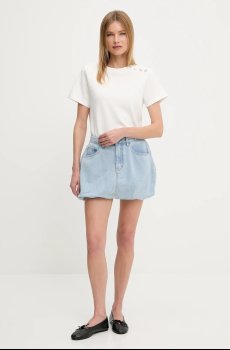 Хлопковая джинсовая юбка Answear.LAB