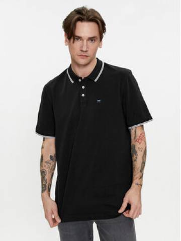 Wrangler Поло 112350404 Чорний Regular Fit Wrangler Поло 112350404 Чорний Regular Fit
