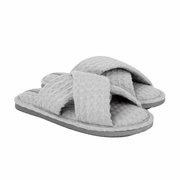 Женские домашние тапочки Twins HS-VL Waffle, Gray, размер 38-39 (25 см) Женские домашние тапочки Twins HS-VL Waffle, Gray, размер 38-39 (25 см)