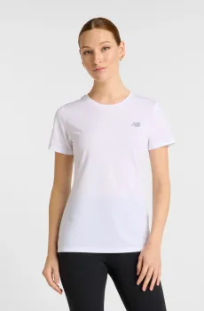 Женская белая футболка Sport Белый L New Balance WT51244WT