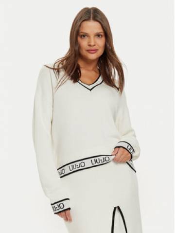 Liu Jo Sport Светр TF4049 MS59L Білий Regular Fit Liu Jo Sport Светр TF4049 MS59L Білий Regular Fit