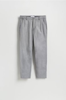 Reserved - Картаті штани-чиноси - темно-сірий - YV372-90M