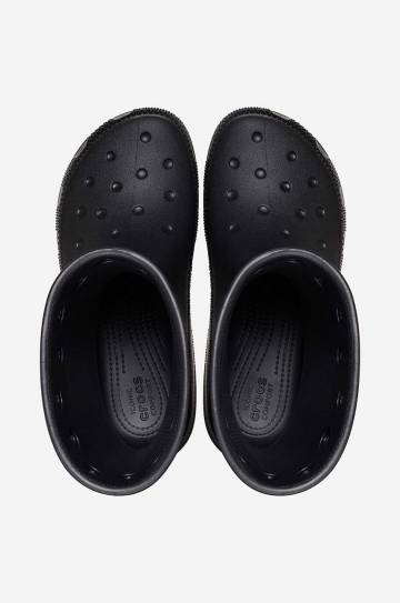 Резиновые сапоги Crocs Classic Rain Boot цвет чёрный 208363.BLACK-BLACK Резиновые сапоги Crocs Classic Rain Boot цвет чёрный 208363.BLACK-BLACK