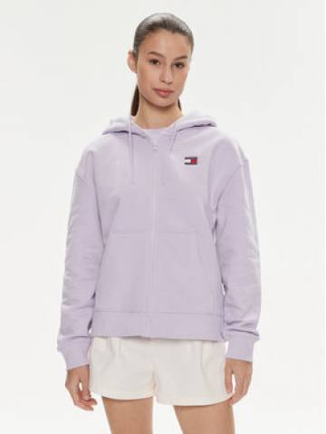 Tommy Jeans Світшот Badge DW0DW17955 Фіолетовий Relaxed Fit Tommy Jeans Світшот Badge DW0DW17955 Фіолетовий Relaxed Fit