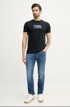 Хлопковая футболка Karl Lagerfeld