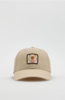 Reserved - Кепка з козирком чоловіча - бежевий - 355IL-08X