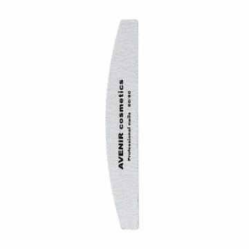 Пилочка для ногтей профессиональная Avenir Cosmetics 80/80 грит №007 (луна) Пилочка для ногтей профессиональная Avenir Cosmetics 80/80 грит №007 (луна)