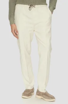 Мужские белые брюки Белый 33 Guess M5GB79.WH4EA;G1CV