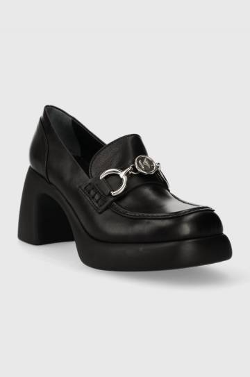 Кожаные туфли Karl Lagerfeld ASTRAGON цвет чёрный каблук кирпичик KL33830 Кожаные туфли Karl Lagerfeld ASTRAGON цвет чёрный каблук кирпичик KL33830