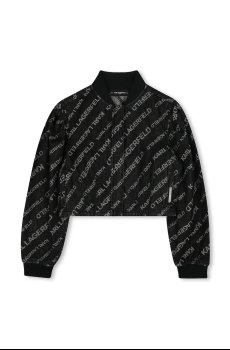 Детская хлопковая куртка Karl Lagerfeld