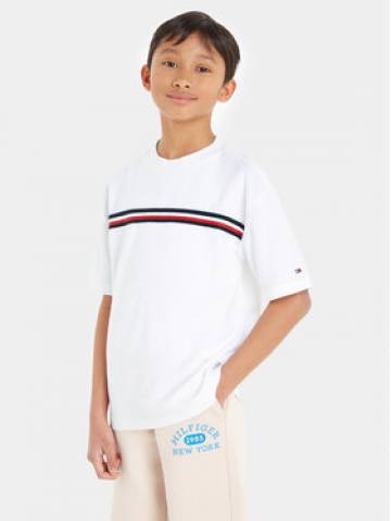 Tommy Hilfiger Футболка KB0KB08580 Білий Regular Fit Tommy Hilfiger Футболка KB0KB08580 Білий Regular Fit
