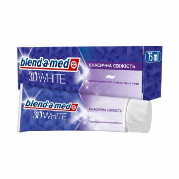 Зубная паста blend-a-med 3D WHITE Классическая свежесть, 75 мл Зубная паста blend-a-med 3D WHITE Классическая свежесть, 75 мл