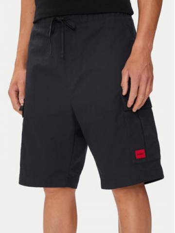 Hugo Шорти з тканини Garlio242 50510594 Чорний Regular Fit Hugo Шорти з тканини Garlio242 50510594 Чорний Regular Fit
