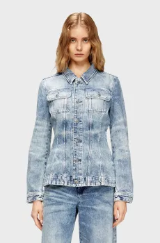 Женская голубая джинсовая куртка DE-KATERIN Голубой S Diesel A21389 007DA