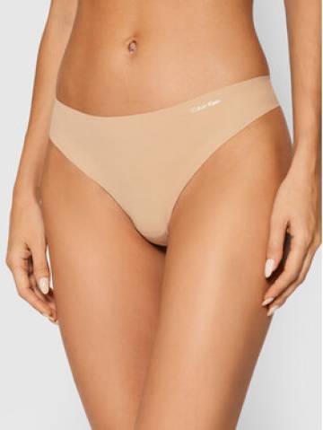 Calvin Klein Underwear Стрінги 0000D3428E Бежевий Calvin Klein Underwear Стрінги 0000D3428E Бежевий