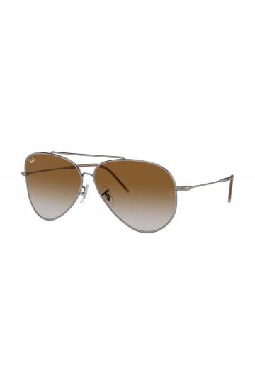 Солнцезащитные очки Ray-Ban AVIATOR REVERSE цвет серебрянный 0RBR0101S Солнцезащитные очки Ray-Ban AVIATOR REVERSE цвет серебрянный 0RBR0101S