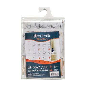 Шторка для ванной комнаты Volver Pastel, 180*200 см (51403) Шторка для ванной комнаты Volver Pastel, 180*200 см (51403)