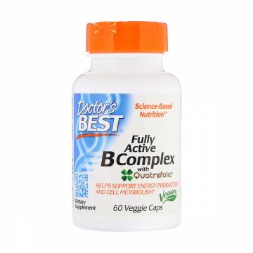 Комплекс активных витаминов B Doctors Best Fully Active B Complex, 60 гелевых капсул Комплекс активных витаминов B Doctors Best Fully Active B Complex, 60 гелевых капсул