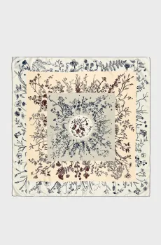 Женский бежевый платок с узором Бежевый ONESIZE Bimba Y Lola 252BAPN24.10060