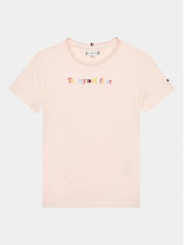 Tommy Hilfiger Футболка KG0KG07263 D Рожевий Regular Fit Tommy Hilfiger Футболка KG0KG07263 D Рожевий Regular Fit