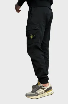 Чоловічі чорні штани  STONE ISLAND Черный 28 Stone Island K2S153100033-V0129