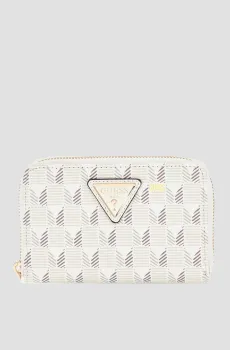 Женский белый кошелек с узором Белый ONESIZE Guess SWJT93.44140;STL