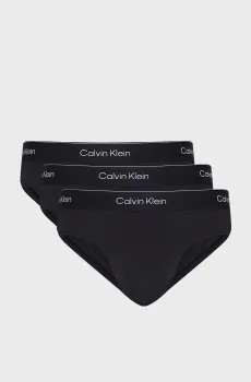 Мужские черные брифы (3 шт) HIP BRIEF Черный XL Calvin Klein LV00NB4388