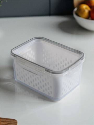 Контейнер для їжі з кришкою - білий