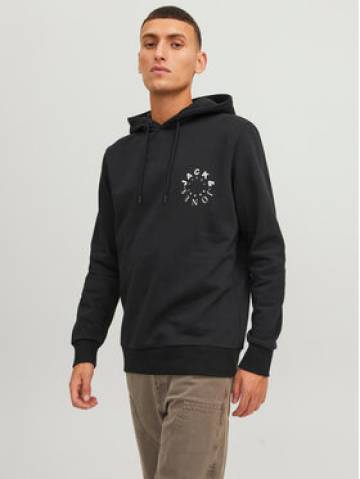 Jack&Jones Світшот Warrior 12242543 Чорний Regular Fit Jack&Jones Світшот Warrior 12242543 Чорний Regular Fit