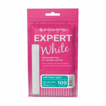 Сменные файлы для пилы прямой на мягкой основе Staleks PRO Expert 20, белые, 100 грит, 30 шт Сменные файлы для пилы прямой на мягкой основе Staleks PRO Expert 20, белые, 100 грит, 30 шт
