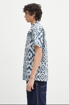 Хлопковая рубашка  Homelane Printed S/S Relaxed Fit Shirt