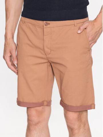 Lindbergh Шорти з тканини 30-505048 Коричневий Slim Fit Lindbergh Шорти з тканини 30-505048 Коричневий Slim Fit