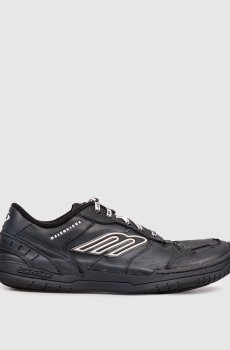 Черные кожаные кроссовки Hamptons