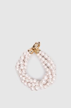 Розовый многослойный браслет