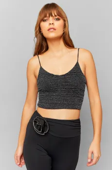 Женский черный топ Черный XS Tally Weijl SSLPASLIMMY3