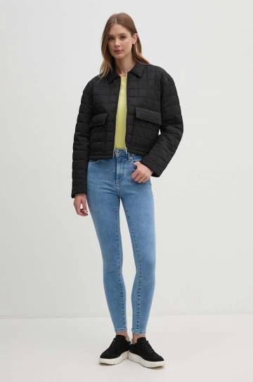 Куртка Calvin Klein Jeans женская цвет чёрный переходная J20J223568 Куртка Calvin Klein Jeans женская цвет чёрный переходная J20J223568
